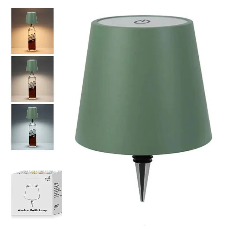 Lampe de Chevet Sans Fil pour Bouteille - K