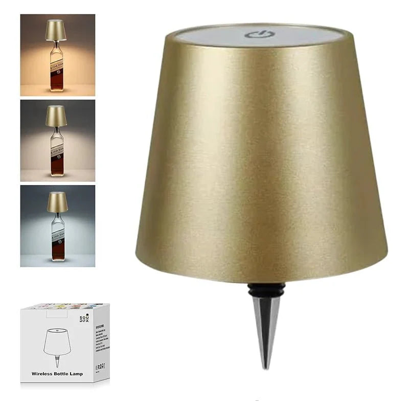 Lampe de Chevet Sans Fil pour Bouteille - L