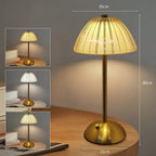Lampe de Chevet Tactile Effet Cristal Vintage - C