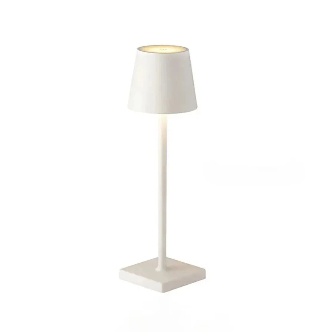 Lampe de Chevet Tactile Minimaliste Sans Fil - Blanc