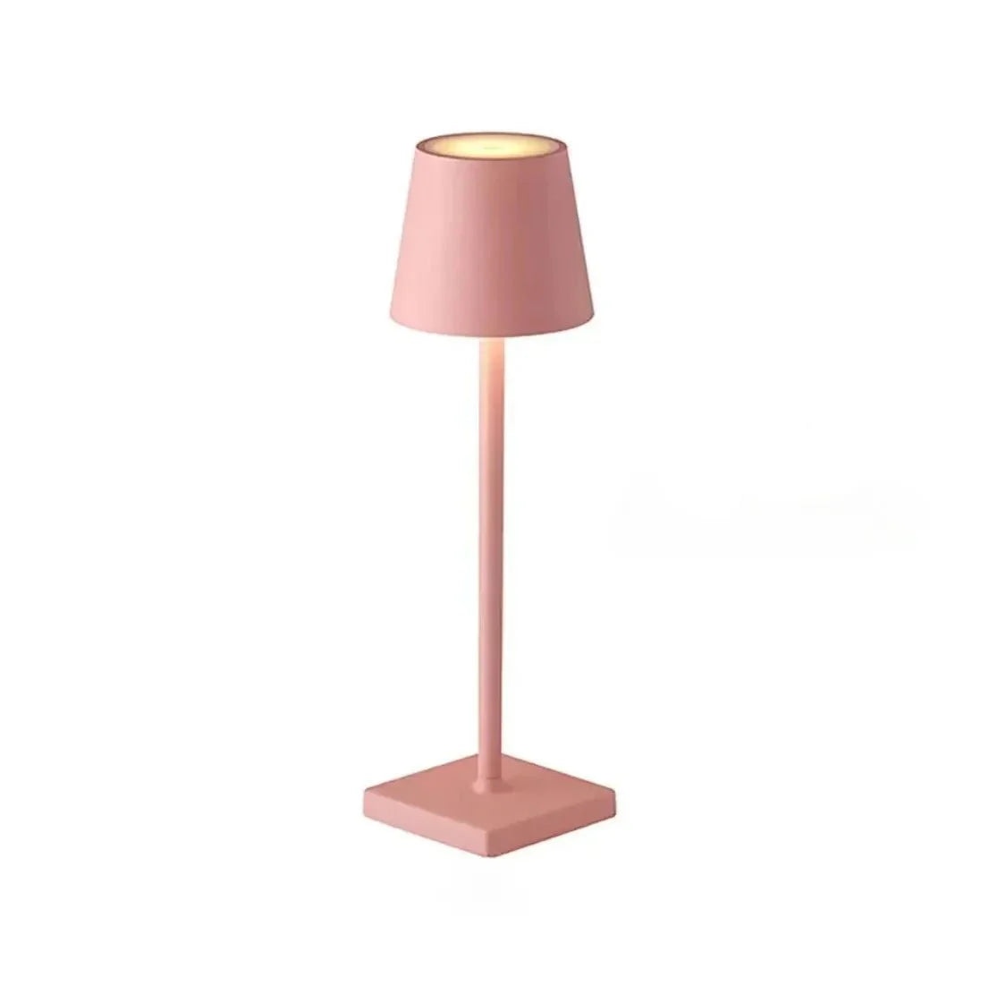 Lampe de Chevet Tactile Minimaliste Sans Fil - Rose