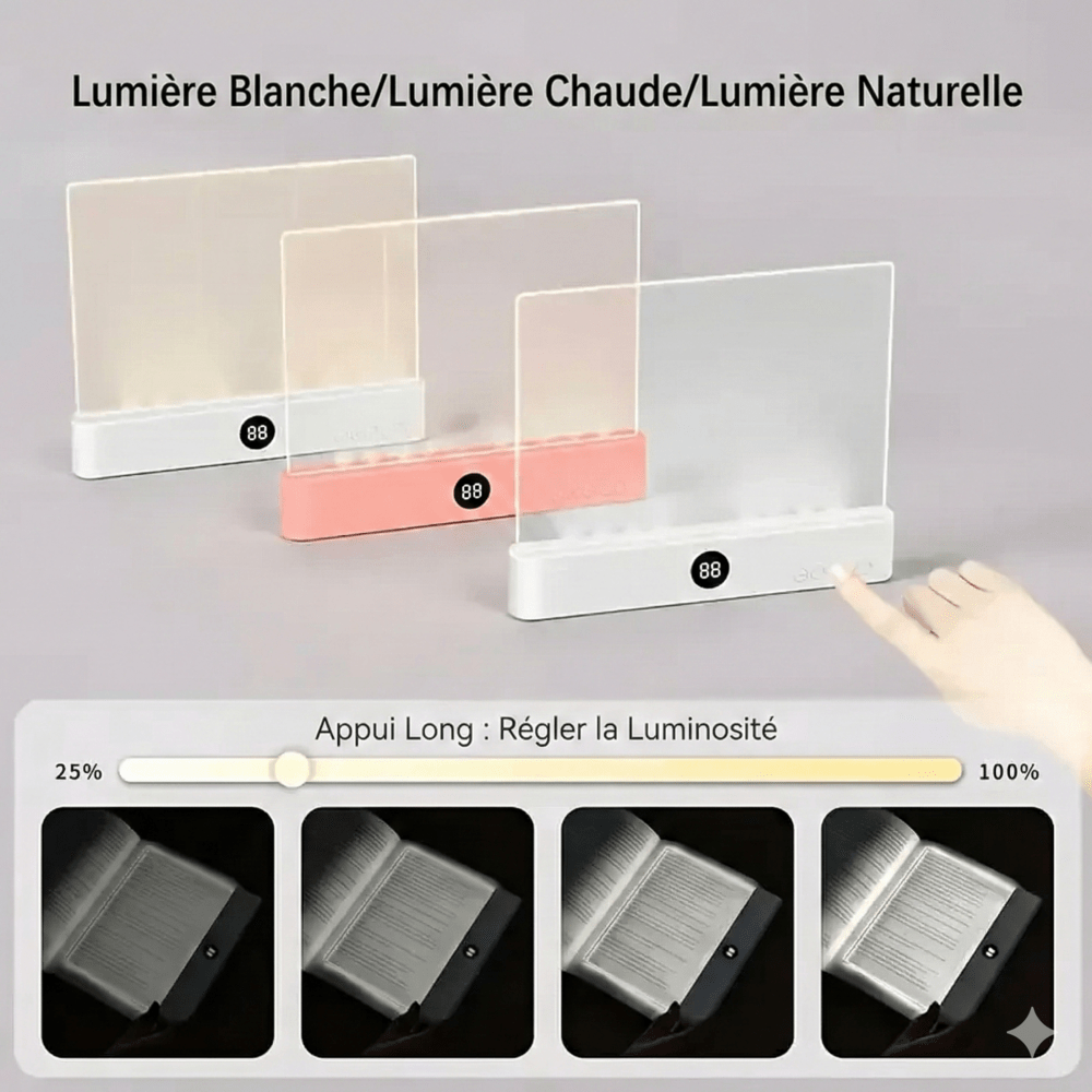 Lampe de Lecture Rechargeable - Rose