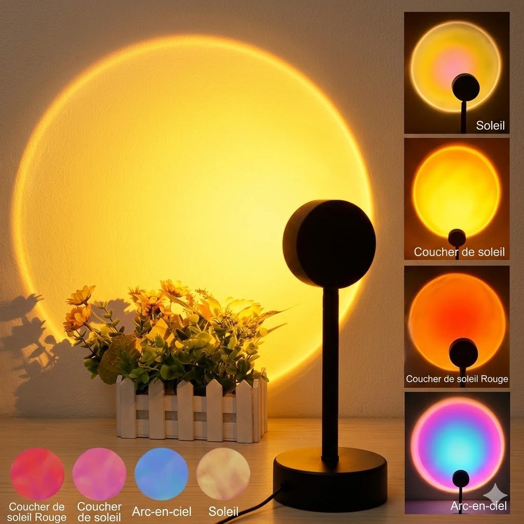 Lampe Projecteur Coucher de Soleil -