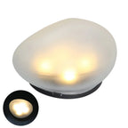 Lampe Solaire Galet - Blanc chaud
