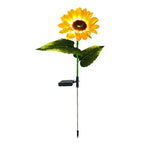 Lampe Solaire Jardin Forme Tournesol - 1 Tête