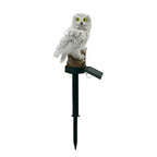 Lampe Solaire Jardin Hibou - Marron