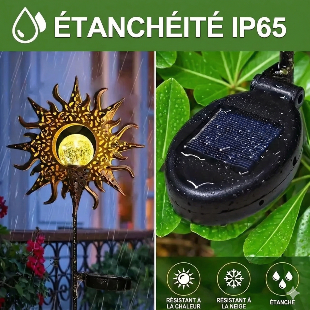 Lampe Solaire Piquet Design Soleil -