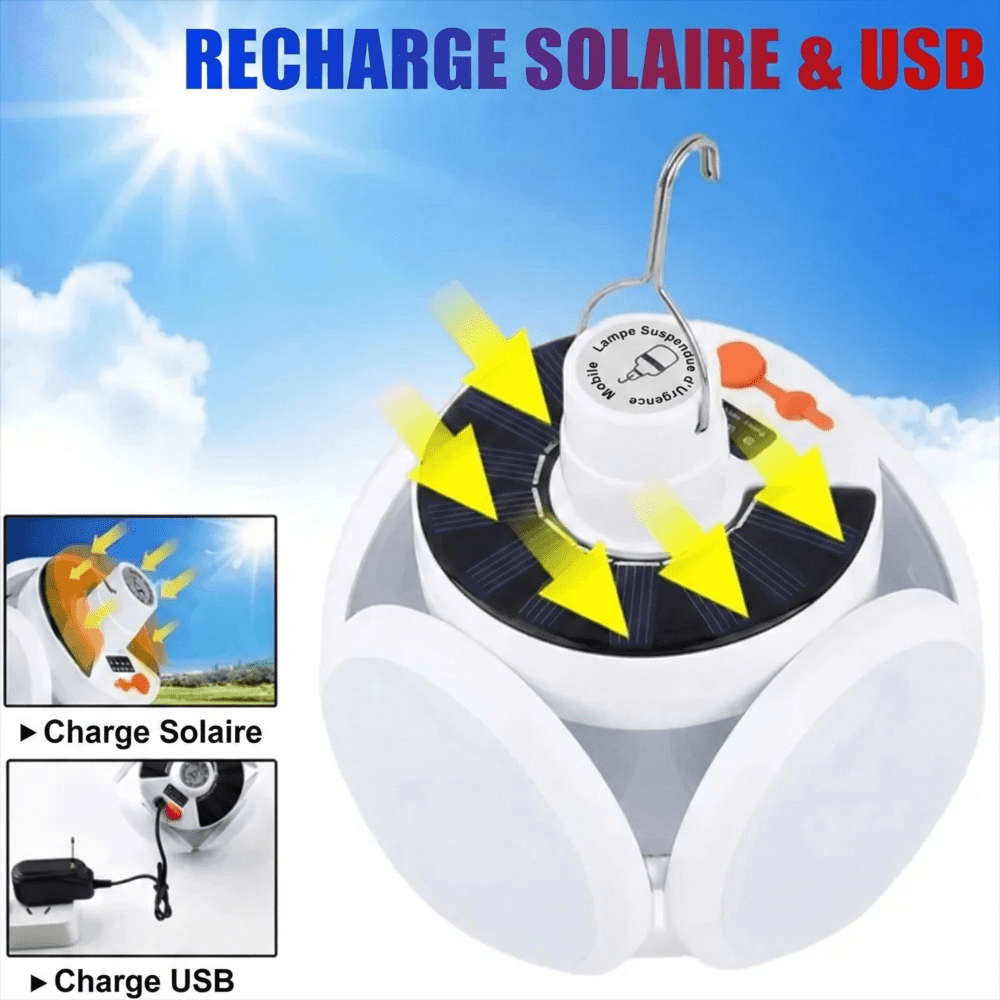 Lampe Solaire Sphere Pliable -