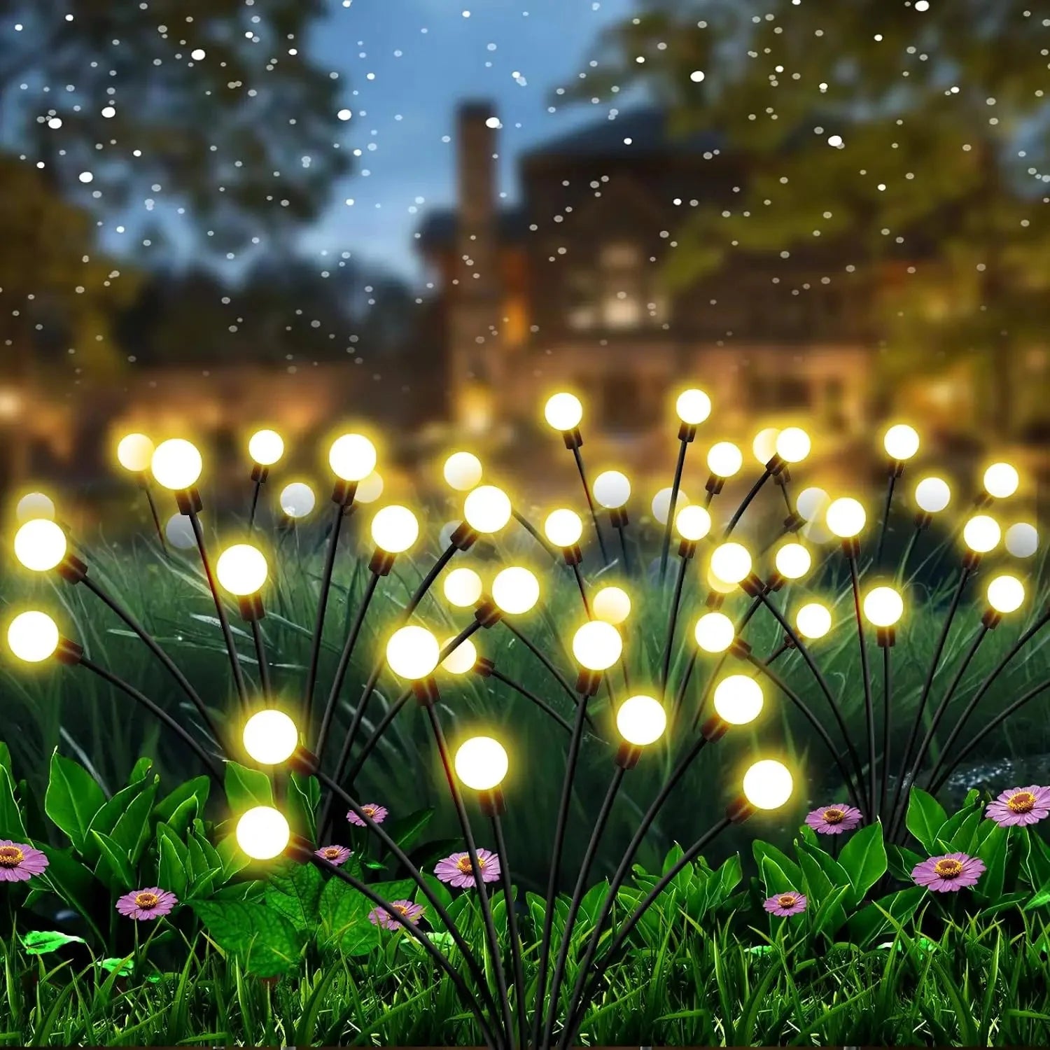 Lampes Solaires 10 Lucioles Tiges Souples -