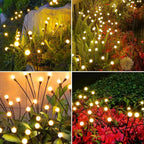 Lampes Solaires 10 Lucioles Tiges Souples -