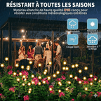 Lampes Solaires 10 Lucioles Tiges Souples -