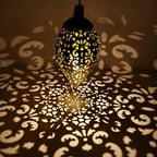 Lanterne LED Goutte d'Eau Style Oriental à Suspendre -