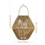 Lanterne LED Solaire Bambou Extérieur - Modèle 1
