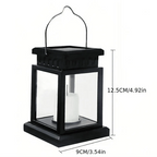 Lanterne Solaire Effet Bougie -