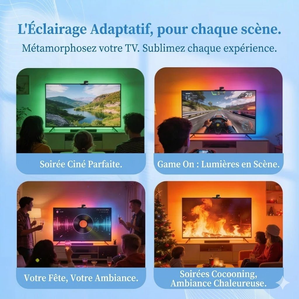 LED TV Synchronisation Image - TV 101 à 127 cm