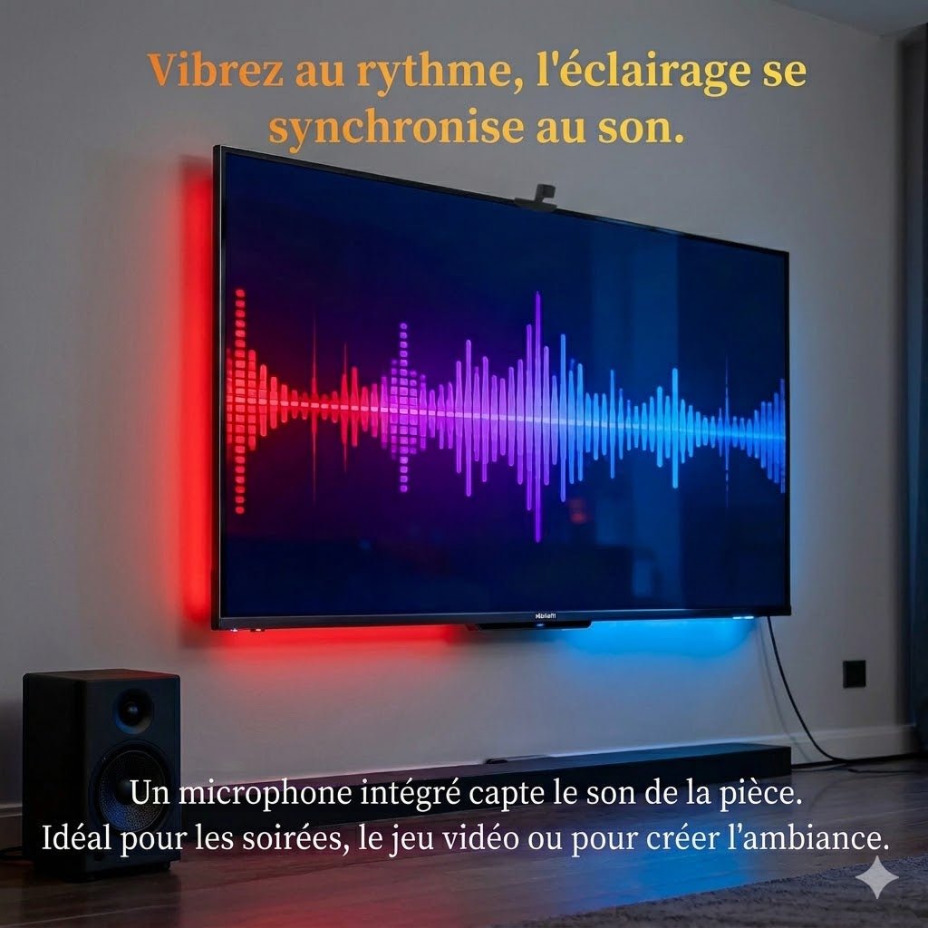 LED TV Synchronisation Image - TV 101 à 127 cm