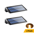 Lot de 2 Appliques Murales Solaires Triangulaires Compactes - Blanc froid