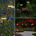 Lot de Lanternes Extérieures Solaires à Piquer LED Blanc Chaud IP65 - 6 Lanternes