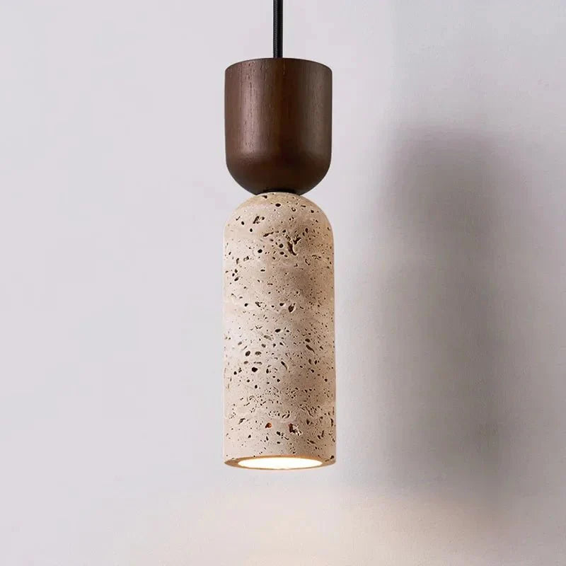 Luminaire Cylindrique Minimaliste Style Japonais - B