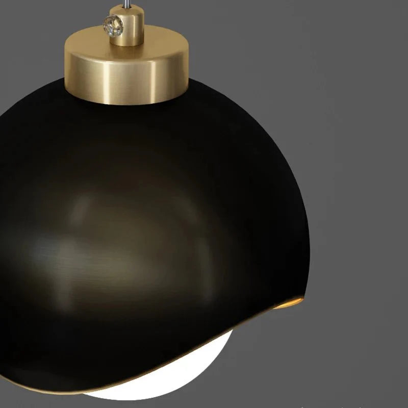 Luminaire de Chevet Suspendu - A - Noir