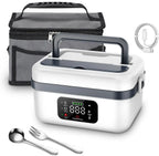 Lunch Box Chauffante Rechargeable avec Minuteur - Blanc