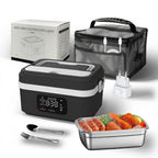 Lunch Box Chauffante Rechargeable avec Minuteur - Gris