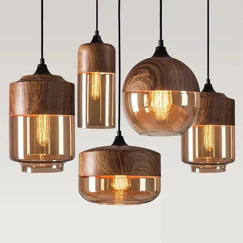 Lustre Scandinave - Ambre A 20cm