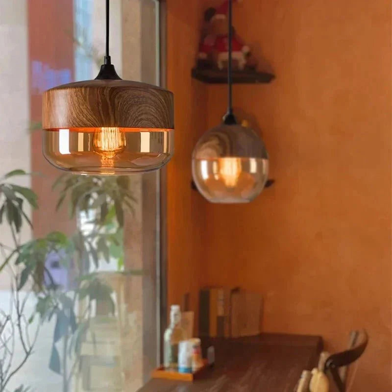 Lustre Scandinave - Ambre A 20cm