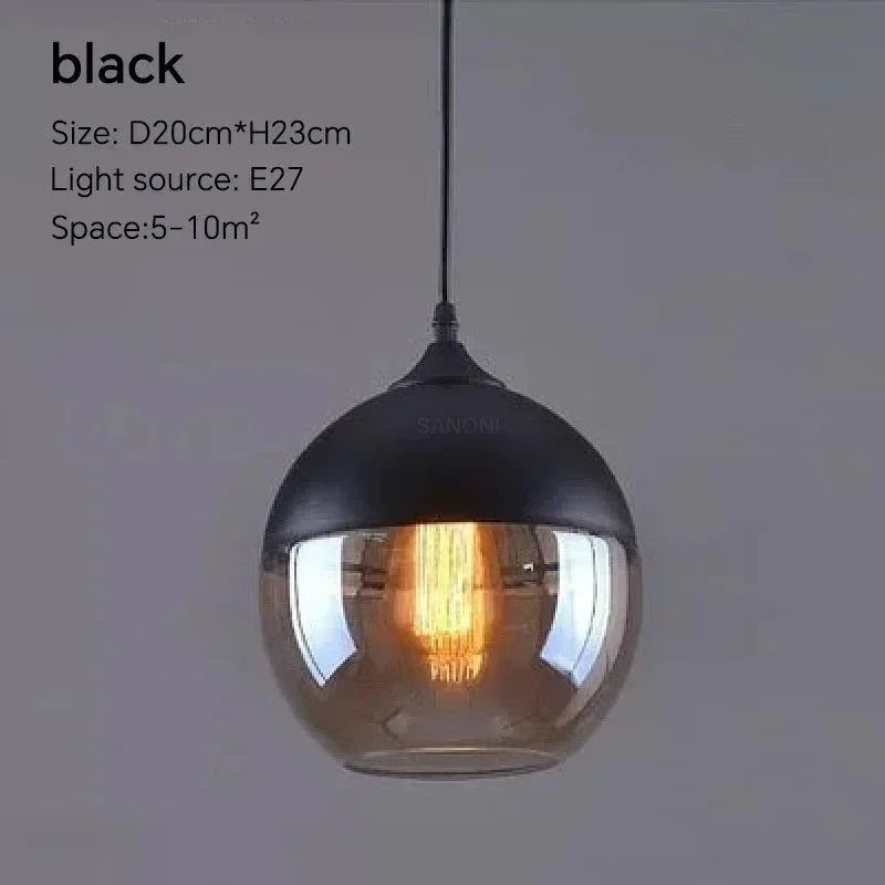 Lustre Scandinave - Ambre A 20cm