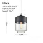 Lustre Scandinave - Noir C 18cm