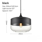 Lustre Scandinave - Noir D 25cm