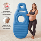 Matelas Gonflable pour Femme Enceinte - Bleu