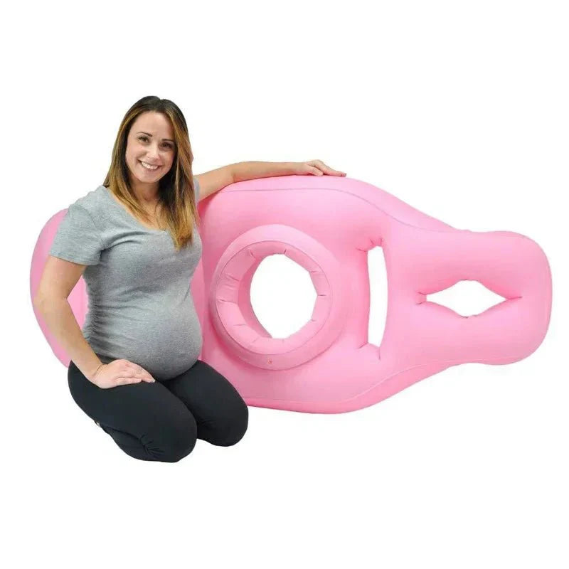 Matelas Gonflable pour Femme Enceinte - Bleu