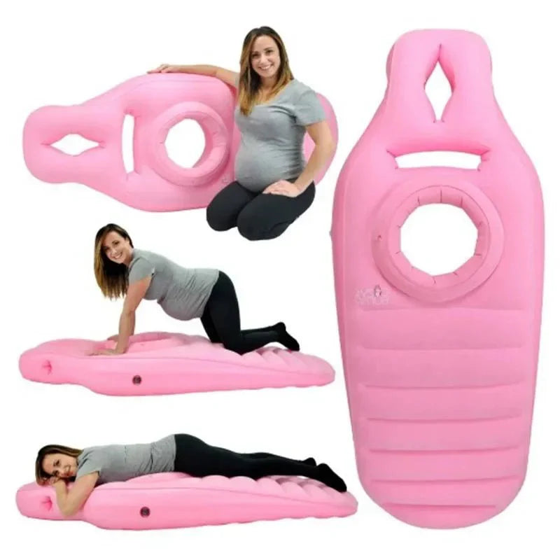 Matelas Gonflable pour Femme Enceinte - Rose