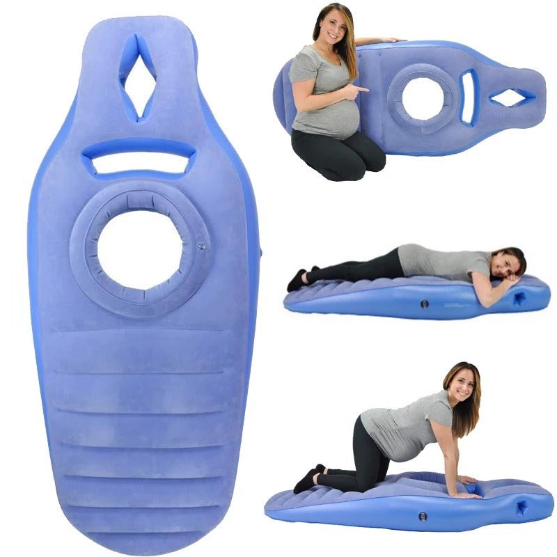 Matelas Gonflable pour Femme Enceinte - Rose