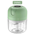 Mini Hachoir Herbes Electrique - Vert