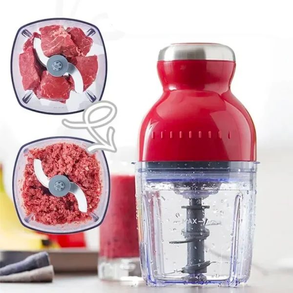 Mini Mixeur Cuisine - Rouge