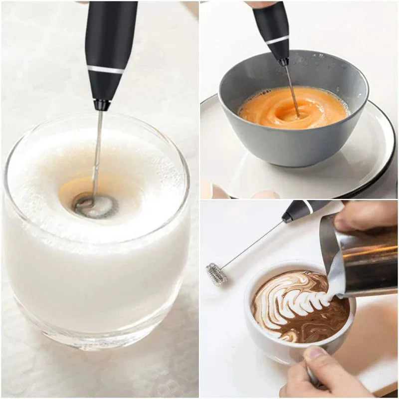 Mini Mixeur Lait - Argent