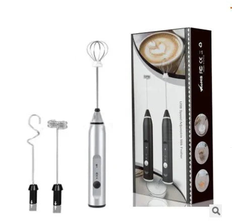 Mini Mixeur Lait - Argent