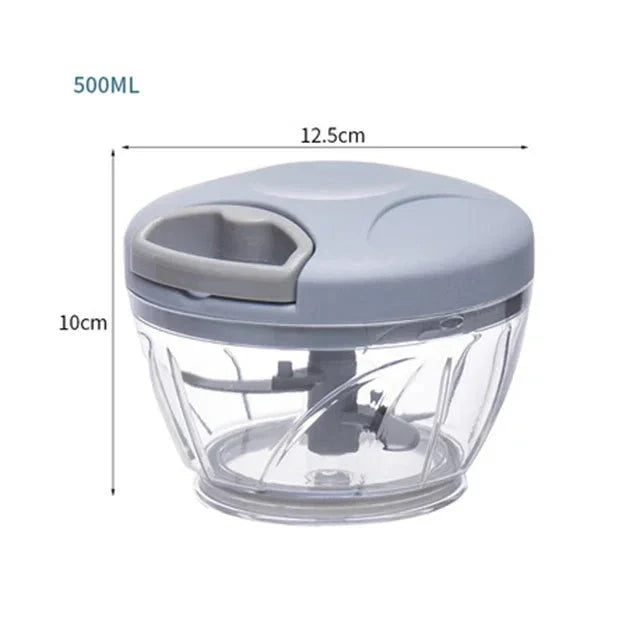 Mini Mixeur Manuel - Bleu 500ml