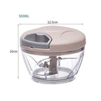 Mini Mixeur Manuel - Rose 500ml