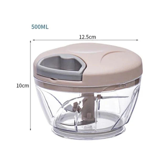 Mini Mixeur Manuel - Rose 500ml