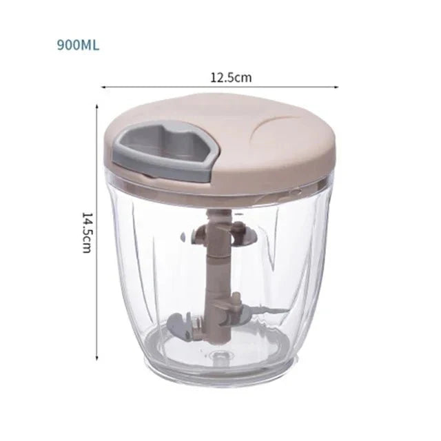Mini Mixeur Manuel - Rose 900ml