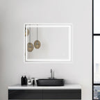 Miroir LED Salle de Bain Rectangulaire 70x90cm -