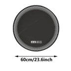 Miroir Rond LED Salle de Bain Motif Pois Lumineux -