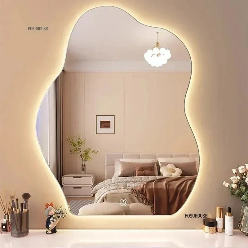 Miroir Salle de Bain LED Organique - 39X60cm - A