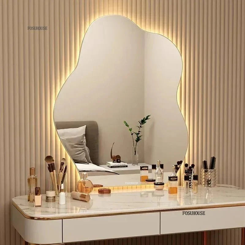 Miroir Salle de Bain LED Organique - 39X60cm - A