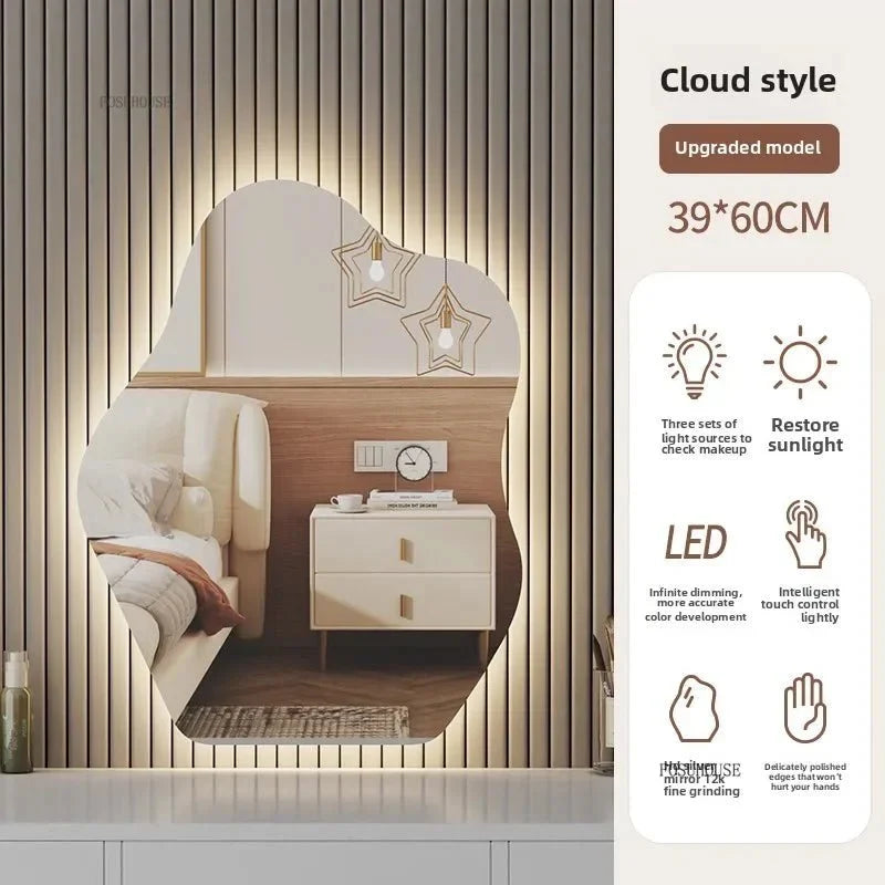 Miroir Salle de Bain LED Organique - 39X60cm - A