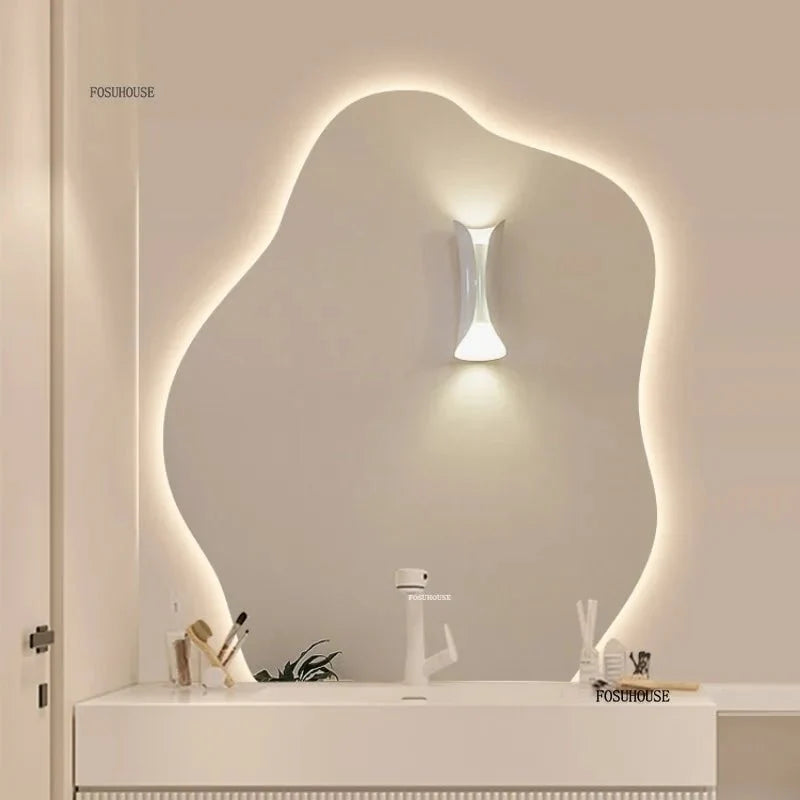 Miroir Salle de Bain LED Organique - 39X60cm - A