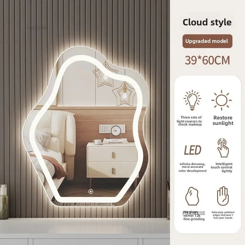 Miroir Salle de Bain LED Organique - 39X60cm - B